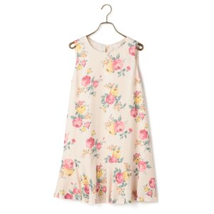 LIZ LISA English Rose A-Line Dress White