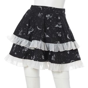 Swankiss Memory Star Skirt Black