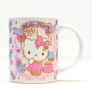 Hello Kitty Holiday Collection Girly Flower Ceramic Mug