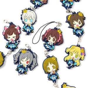 Chitcha Mate Idolm@ster Cinderella Girls Connectable Rubber Straps Vol. 2 Complete Set of 7