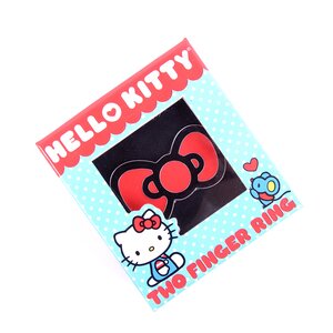 Hello Kitty Bow 2-Finger Ring SANR0003