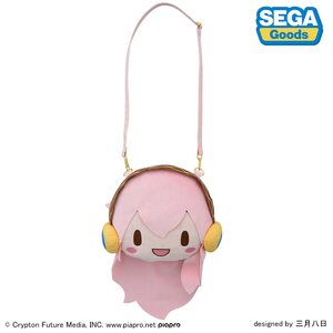 Megurine Luka Fuwapuchi Face Shoulder Bag M [Pre-order]