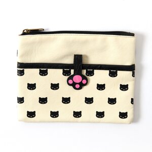 Nikukyu Pooh-chan Pouch Ivory