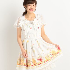 LIZ LISA Fruit Jumper Skirt White