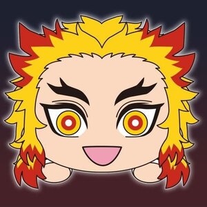 Mega Jumbo Lying Down Plush Demon Slayer: Kimetsu no Yaiba Kyojuro Rengoku