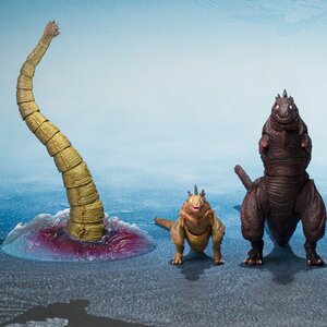 S.H.MonsterArts Godzilla [2016] The Second Form & Third Form & Giant Unidentified Creature Set [Pre-order]