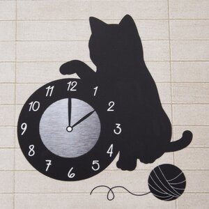Wall Clock Sticker Playful