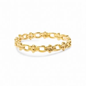 Lilou Connect Chain Ring Gold Size 11