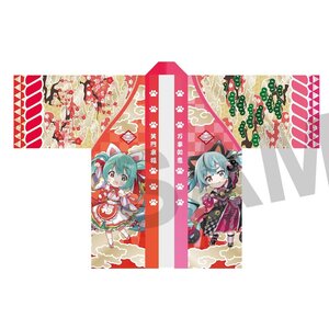 Hatsune Miku x Lucky Cat Good Luck Happi Coat Art by Rassu