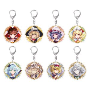 Touhou Spell Bubble Trading Acrylic Keychain Collection (1 Pack)