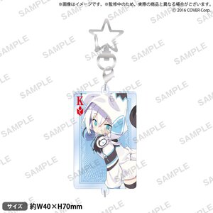 hololive Presents VTubers Raving About Faves! Happiness World Connecting Playing Cards Keychain Collection Shirakami Fubuki B