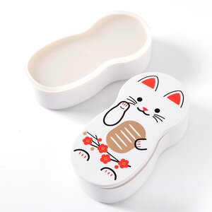 Doll Lunch Maneki-Neko Bento Boxes White