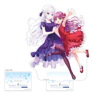 Summer Pockets Reflection Blue Extra Large Acrylic Stand Shiroha Naruse & Umi Kato: SP5th Ver.
