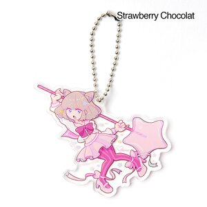 Sweet Lollipop Girls Acrylic Keychains Vol. 1 Strawberry Chocolat