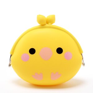 Kotori Tai Happy Bird Silicone Coin Pouches Lutino Cockatiel