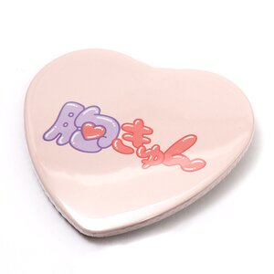 Heart-Shaped Can Badge Mune Kyun