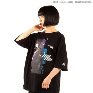 Ghost in the Shell: SAC_2045 Black Oversized T-Shirt XL
