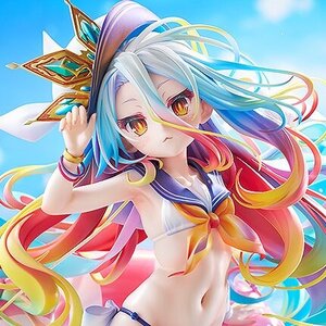 No Game No Life Shiro: Sailor-Style Swimsuit Ver. 1/7 Scale Figure [Pre-order]
