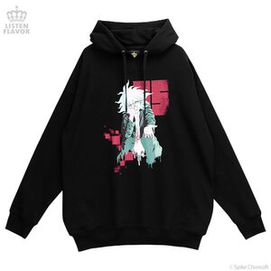 LISTEN FLAVOR x Danganronpa Nagito Komaeda's Madness Hoodie Black