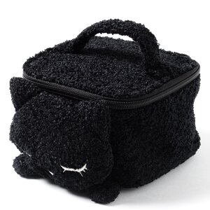 Pooh-chan Plushie Vanity Pouch Black