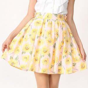 Ank Rouge Miss Sunshine Ribbon Skirt Pink
