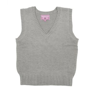 Teens Ever High School Uniform Vest (Heather Gray) L