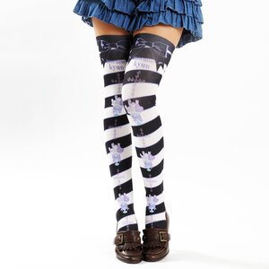 KOKOkim x @home cafe Collaboration Tights Black