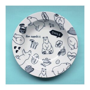 Cou Cou Polar Bear Tableware Series Pasta Bowl