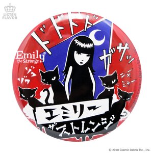 LISTEN FLAVOR Emily the Strange Comic Badge