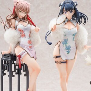 Gridman Universe Rikka Takarada & Yume Minami: Chinese Dress Ver. 1/7 Scale Figure Set [Pre-order]