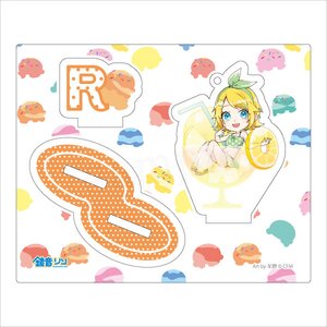 Hatsune Miku Summer Party Acrylic Stand Keychain Collection: Youno Ver. Kagamine Rin