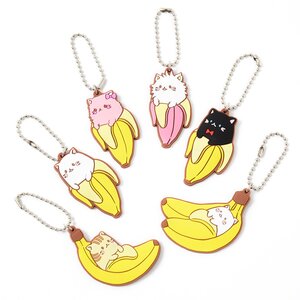 Bananya Rubber Keychains