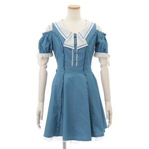 LIZ LISA Dungaree Dress Blue