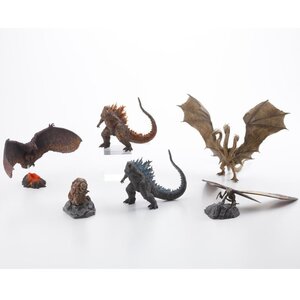 Hyper Solid Series Godzilla (2019) Non-Scale Trading Figures Box Set