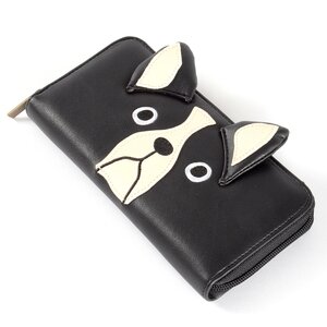 FLAPPER Buburin Face Long Wallet Black