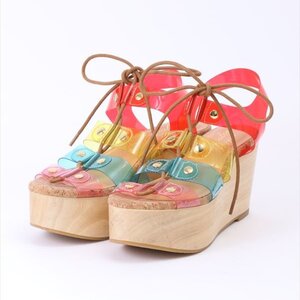 Honey Salon Transparent Laced Sandals Rainbow 24.5