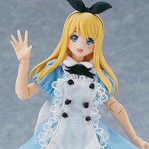 figma Female Body (Alice) w/ Dress + Apron Outfit