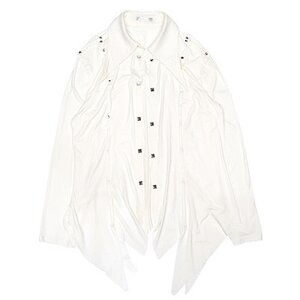 ACDC RAG Studded Shirt-Style Cardigan White