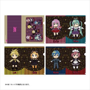 Hatsune Miku Halloween mago Ver. Clear File Set