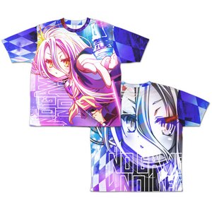 No Game No Life: Zero Shiro 2.0 Ver. Double-Sided Full Graphic T-Shirt M