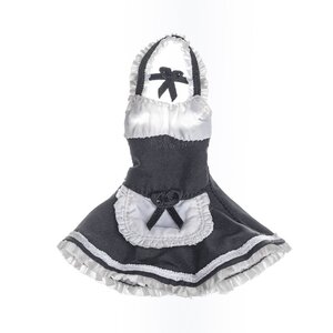Maid Costume for 1/12 Scale Action Figures Black