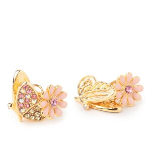LIZ LISA Butterfly Earrings Yellow