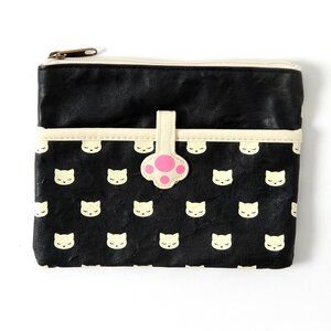 Nikukyu Pooh-chan Pouch Black