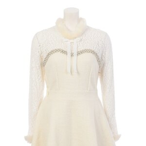 Swankiss Christmas Holiday Dress White