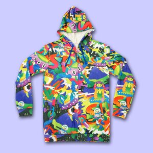 NUEZZZ Battle Night All-Over Print Hoodie