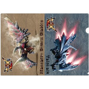 Monster Hunter XX A4 Clear File Valphalk & Massacre Demon Diablos