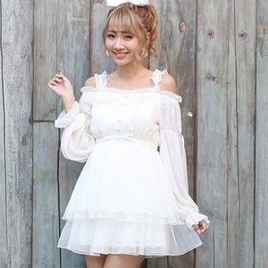LIZ LISA Cutwork Lace Top White