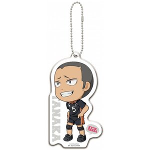 Haikyu!! Kyun Chara Keychains Ryunosuke Tanaka