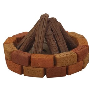 concombre Christmas Day Camp Diorama Collection LED Light Campfire