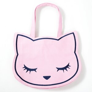 Osumashi Pooh-chan Canvas Tote Bags Pink